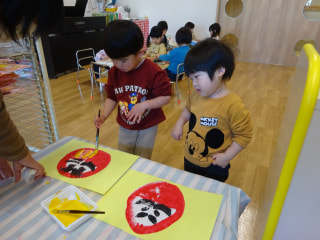 だるまさんを作ったよ✂️