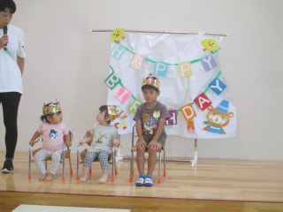 ７月生まれの誕生会🎂